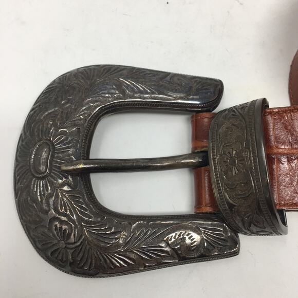 Jennifer Graham Brown Genuine Leather Western Boho Belt Large main image 12